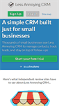 Mobile Screenshot of lessannoyingcrm.com